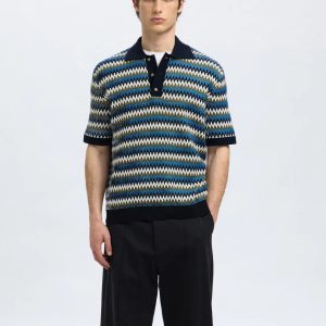 SLHCran knit polo